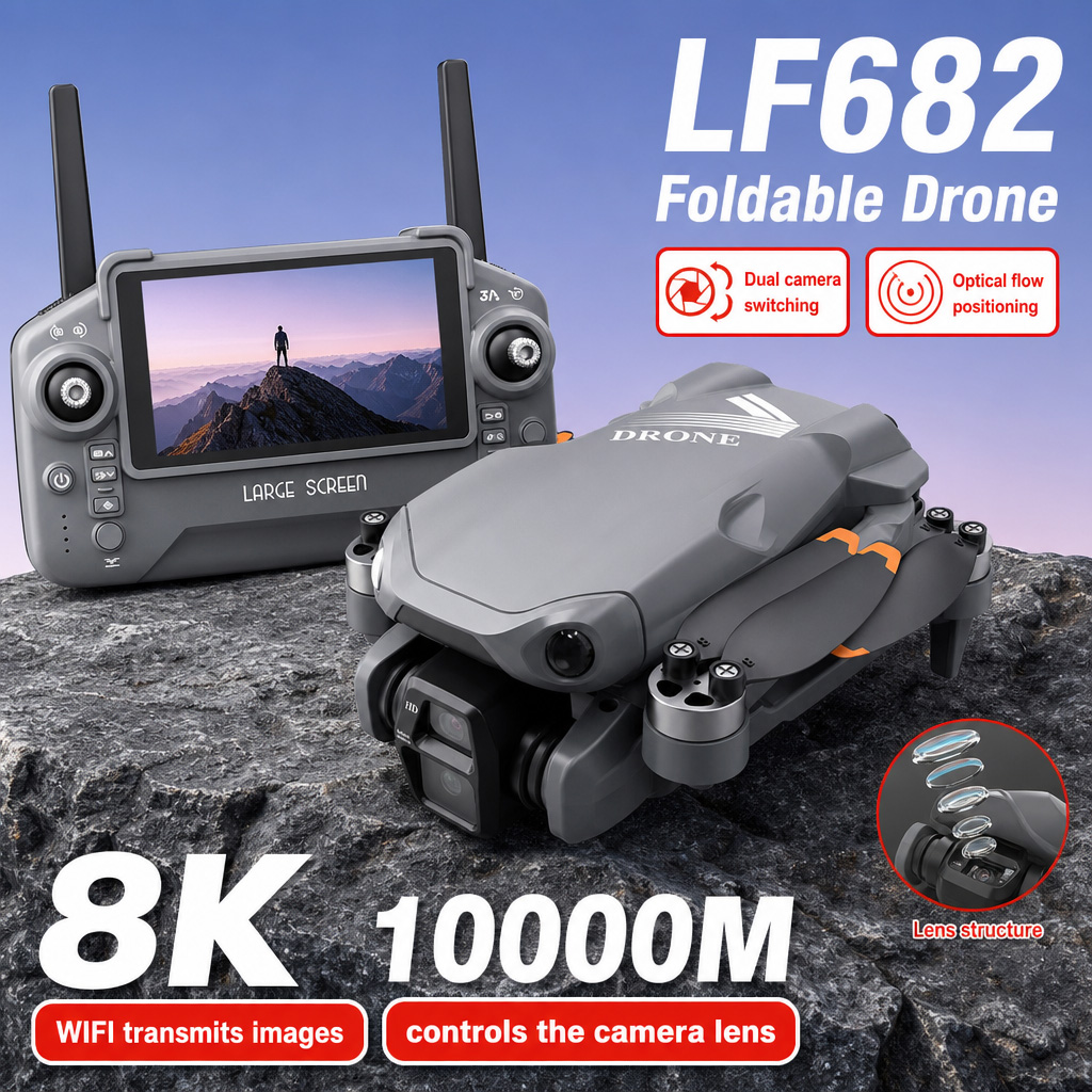 Fpv Drone Charger - Foto Udara Drone LF682 8K HD