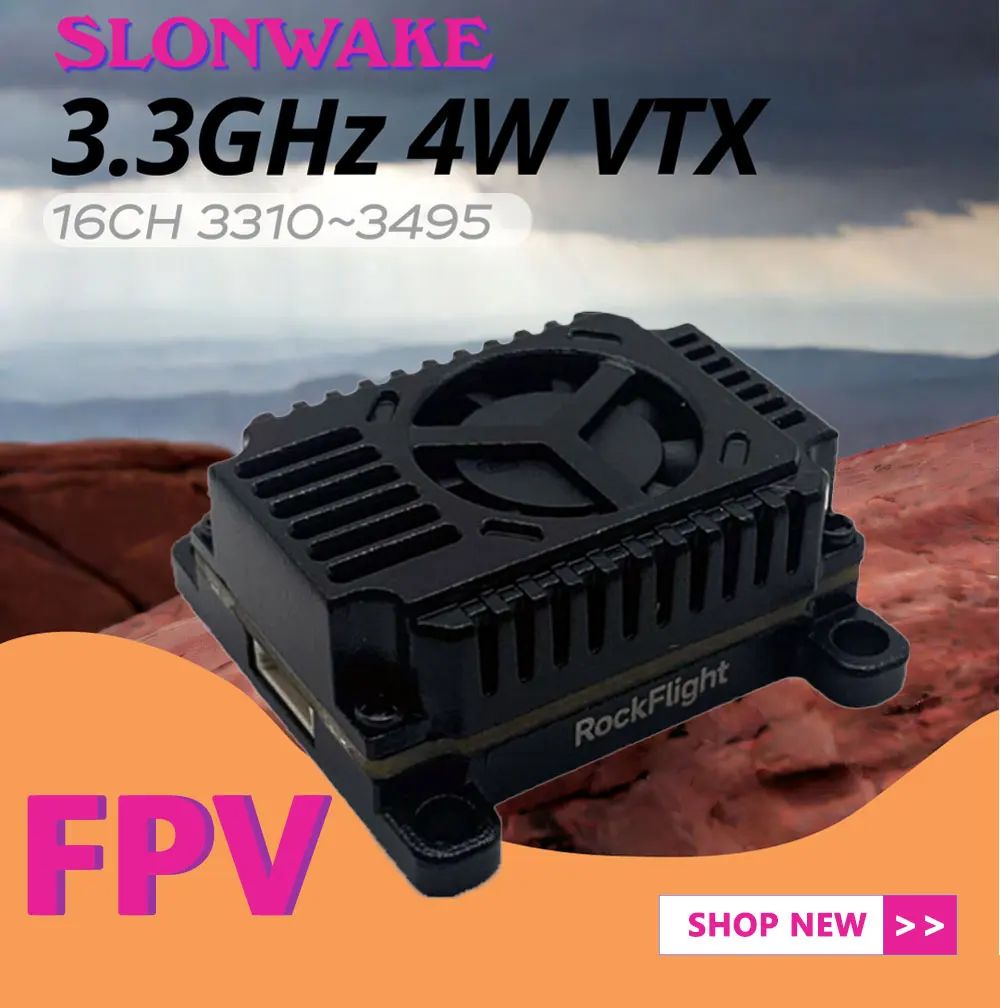 SLONWAKE FPV 3.3G 16CH 4000mW  - Fpv Drone Vtx ulasan dan harga