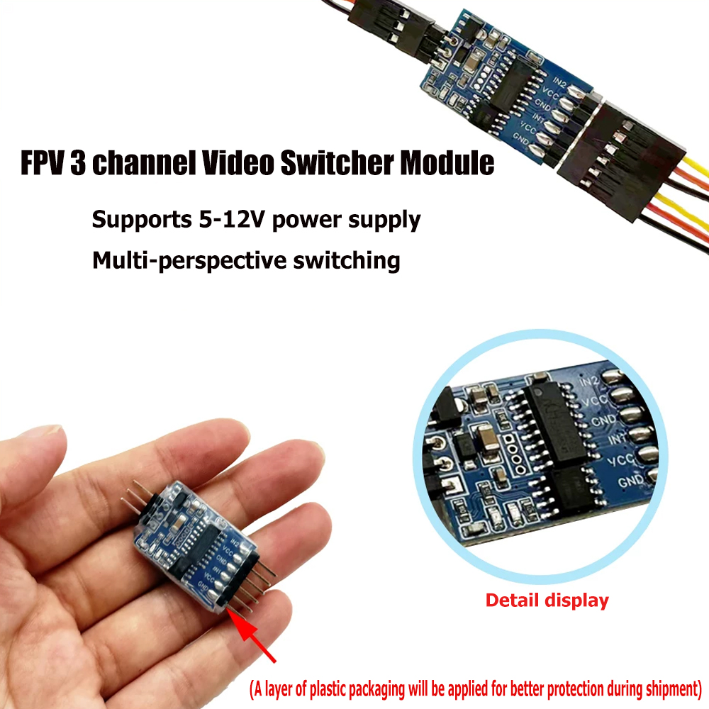 Modul Pengalih Video 3 Saluran - Fpv Drone Camera ulasan dan harga