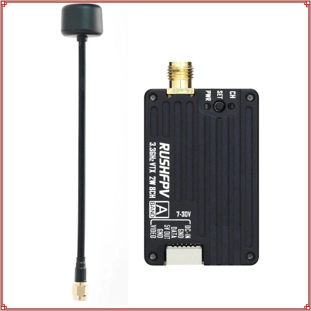 2026 RUSHFPV 3.3G 2W VTX Trans - Fpv Drone Vtx ulasan dan harga