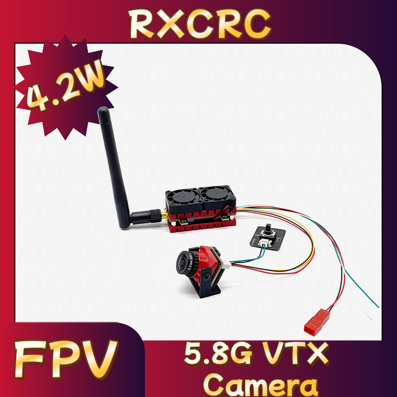 RXCRC 5.8G 48CH 4.2W Pemancar  - Fpv Drone Vtx ulasan dan harga