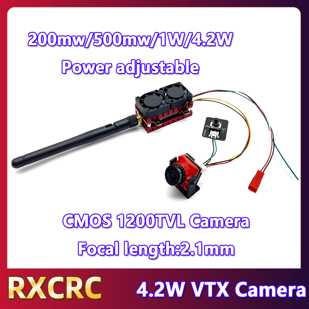RXCRC 5.8G 48CH 4.2W Pemancar  - Fpv Drone Vtx ulasan dan harga