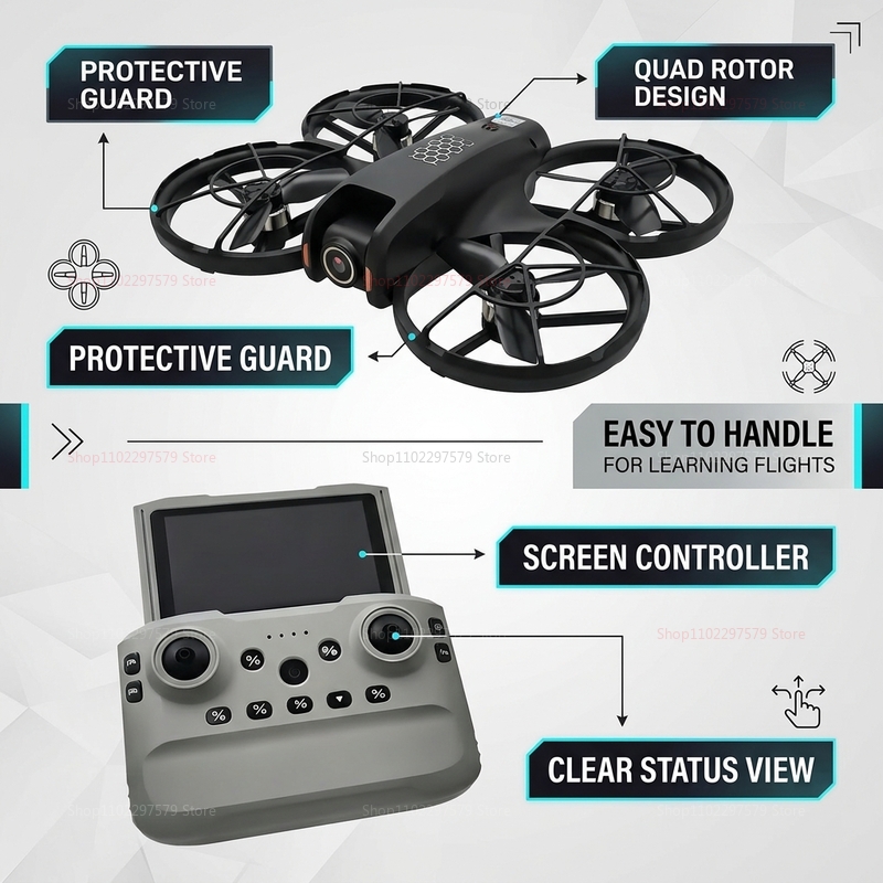 Drone Mini M5 Baru 2026 Kamera - Fpv Drone Charger ulasan dan harga
