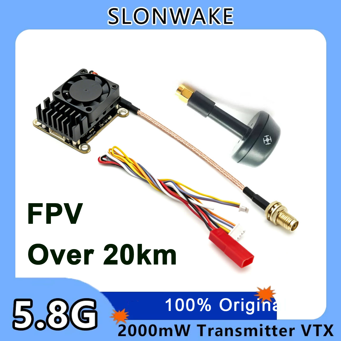 Pembaruan baru 5.8Ghz 2W VTX F - Fpv Drone Vtx ulasan dan harga