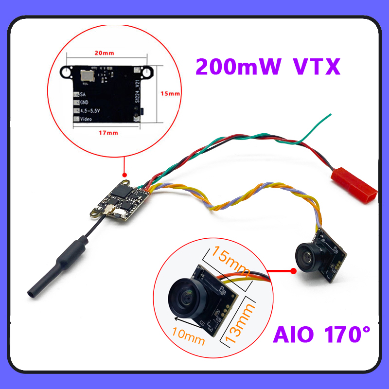 SLONWAKE 5.8G 1200TVL Kamera F - Fpv Drone Frame ulasan dan harga